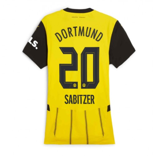 Ženski Nogometni dresi Borussia Dortmund Marcel Sabitzer #20 Domači 2024-25 Kratek Rokav